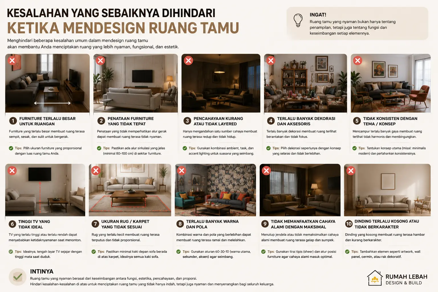 Kesalahan yang sebaiknya dihindari