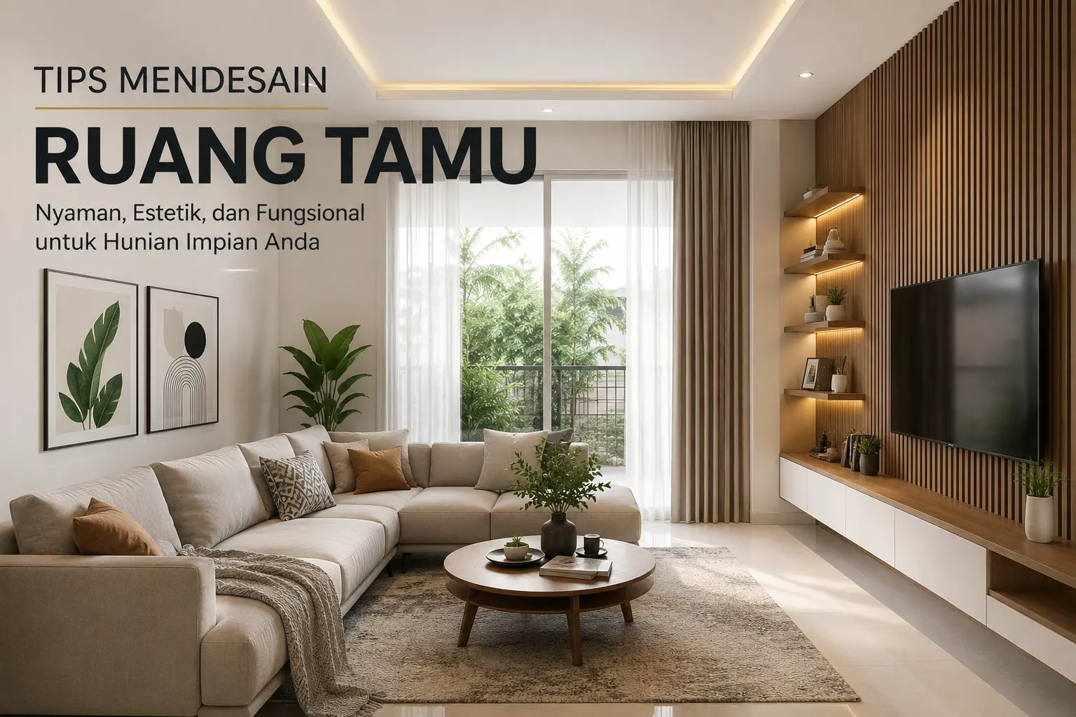 Tips Mendesain Ruang Tamu yang Nyaman dan Fungsional